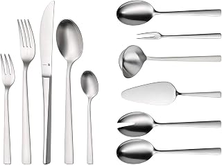 WMF Corvo Cromargan Protect Cutlery Set for 12 People, Silver, 66-Piece