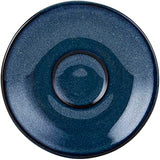 Tuxton Artisan Night Sky Reactive Natural 5-Inch Espresso Saucer, Case of 24, Blue; Scratch Resistant; Chip Resistant; Lead & Cadmium Free; Dishwasher, Microwave, Oven Safe