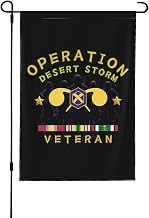 US Chemical Corps Operations Desert Storm Veteran Double-Sided Garden Flag 12.5" x 18" Yard Lawn Outdoor Decor50