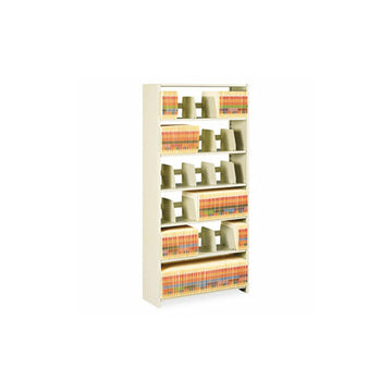 Shelving Starter Unit by Tennsco – 36 by 12 by 76-Inch, Alloy Steel, Sand, Model 1276PC