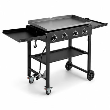 36-Inch Steel Propane Outdoor Griddle by Glownary – Stainless Steel, Model 304ss-48lp