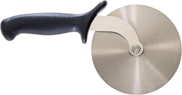 Mercer Culinary Millennia Pizza Cutter with Black Handle, 5 Inch Wheel, Stainless Steel