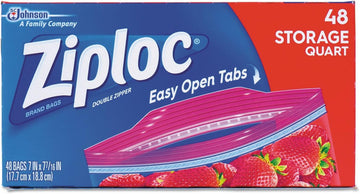 Easy Open by Ziploc – 48 Count (Pack of 12), 32.0 fluid_ounces, Plastic, Pink, Pack of 432
