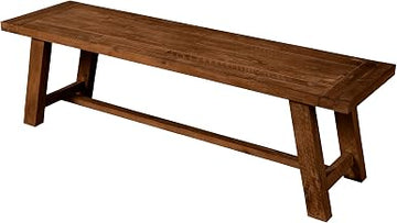 Alpine Furniture Newberry Acacia Bench, Medium Brown
