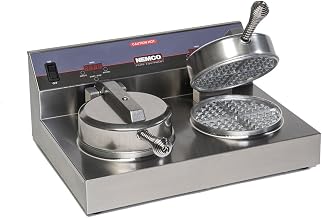NEMCO DUAL WAFFLE BAKER W/SILVERSTONE Model 7000A-2S