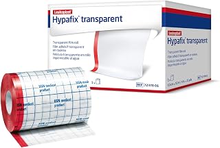 Leukoplast Hypafix Transparent Wide-Area Fixation, 4 in. × 2 yd. (10 cm × 2 m), 1 Roll