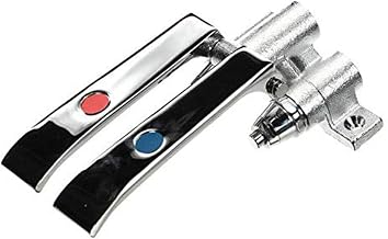 Encore Knee Valve with Dual Pedal and Rough Chrome Valve Body