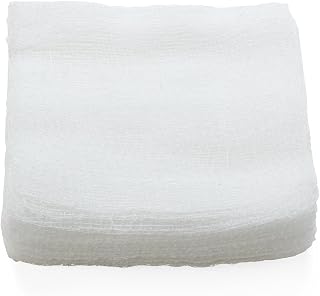 Medline Sterile 100% Cotton Woven Gauze Sponges, 4" x 4", 12-Ply, Ideal for Wound Dressing and General Cleaning, 10/Hard Tray, Pack of 10