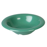 Color green melamine dinnerware collection 6 inch salad bowl - 8 oz by Thunder Group – 8.0 ounces, Melamine, Green, Model CR5608GR