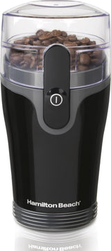 Fresh Grind Electric Coffee Grinder For Up To 12 Cups by Hamilton Beach – Makes up to 12 Cups, 4.5 ounces, Plastic, Black, Model 80335G
