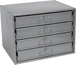 Global Industrial Durham Steel Compartment Box Rack, 20"L x 15-3/4"W x 15"H