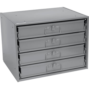 Durham Steel Compartment Box Rack by Global Industrial – 20 x 15.75 x 15, Alloy Steel, Grey, Model 493498
