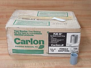 Carlon E942D 1/2" Plus 40 Female Adapter (Pack of 150)