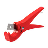 Model PC-1250 Single Stroke Plastic Pipe and Tubing Cutter by RIDGID – Small, Plastic, Red, Model 23488