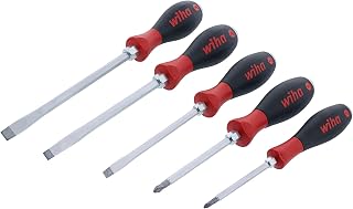Wiha 53095 5 Piece SoftFinish XHeavy Duty Screwdriver Set