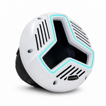 Marine 12" Infinite Baffle Subwoofer (White) by Alpine – Model MRN-W12S4-IB-LW