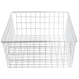 Bagel Basket Rectangular Chrome Plated Wire- 14 5/16 L x 20 1/4 W x 6 1/8 H by WIRECRAFT MANUFACTURING COMPANY – Wire, Chrome, Model WCH0179
