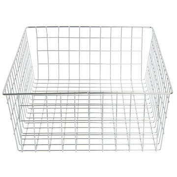 Bagel Basket Rectangular Chrome Plated Wire- 14 5/16 L x 20 1/4 W x 6 1/8 H by WIRECRAFT MANUFACTURING COMPANY – Wire, Chrome, Model WCH0179