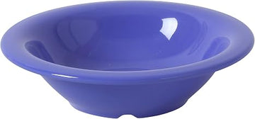 Yanco MS-5712BU Mile Stone Soup Bowl, 12 OZ Capacity, 1.75" Height, 7.25" Diameter, Melamine, Bule Color, Pack of 48