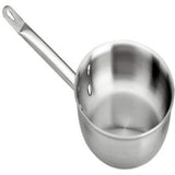 Stainless Steel 11 Inch Frying Pan by PADERNO – 11in, 2 liters, Stainless Steel, ホワイト, Model 1014-28