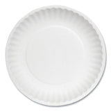 PP6GREWH White Paper Plates by AJM Packaging – Medium, Paper, White, Pack of 1000, Model AJMPP6GREWH