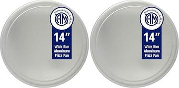 American Metalcraft inc. TP14 Wide-Rim Pan, (Pack of 2)