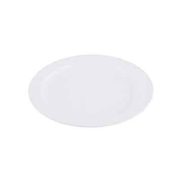 Nustone Plate White 10 1/4" by Thunder Group – Large, Melamine, White, Model NS110W