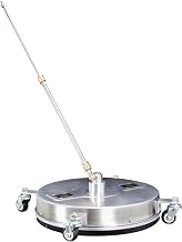 Sun Joe Surface Cleaner Accessory for Electric Power Washer, Heavy Duty Attachment with 4000 PSI Max, 4.0 GPM Flow Rate, & 15.9-Inch Extension Wand for Concrete & Patio Cleaning, SPX-SC17