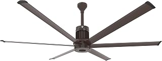Big Ass Fans i6 84" Smart Indoor Ceiling Fan, SenseMe Technology, High Airflow Modern Ceiling Fan, WiFi App Control, Oil Rubbed Bronze