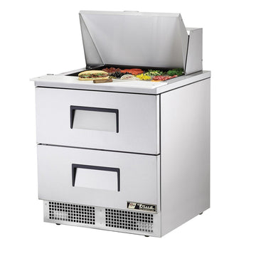 Food Prep Tables by TRUE – Stainless Steel,Polyethylene, Model TFP-32-12M-D2