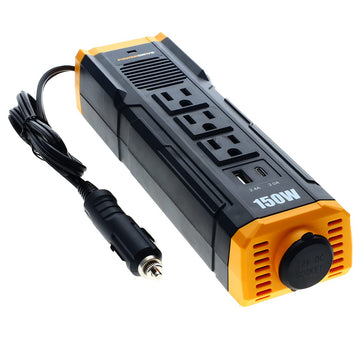 150 Watt Power Strip Inverter by PowerDrive – Black, Model PWD150S