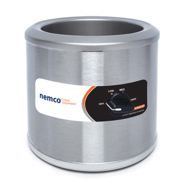 Countertop Round Warmer by Nemco – 7.0 quarts, Stainless Steel, Model 6100A
