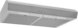 Broan-NuTone 30 Inch Mantra Under Cabinet Range Hood, ENERGY STAR, 490 Max Blower CFM - Electric Rangehood and Exhaust for Kitchen Stove Cooking and Ventilation, Stainless Steel