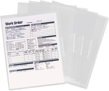 Organized Up Poly Translucent Project File Jacket by SMEAD – 30 Count, Poly, Clear