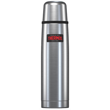Light and Compact Flask by THERMOS – 1 - pack, 1000.0 millimeters, Stainless Steel, Model 184137