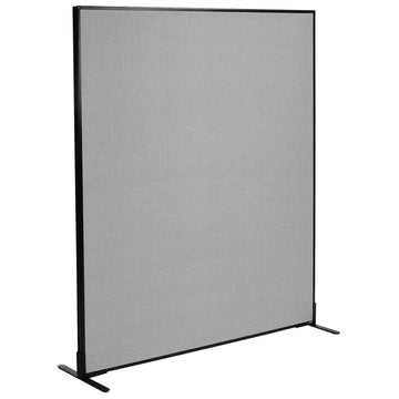 Freestanding Office Partition Panel by Global Industrial – Alloy Steel, Gray, Model 238640FGY