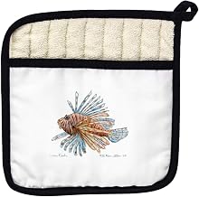 Betsy Drake PT093 Lion Fish Guest Towel Pot Holder