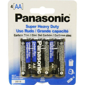 DDI 2328029 AA Battery - 4 Pack by Panasonic – AA, Pack of 4
