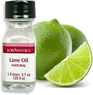 LorAnn Oils LorAnn Lime Oil SS, Natural Flavor, 1 dram bottle (.0125 fl oz - 3.7ml - 1 teaspoon) - 24 pack
