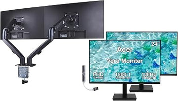Acer Vero 24" FHD IPS Monitor, 4ms Response Time, Anti-Glare (2-Pack)