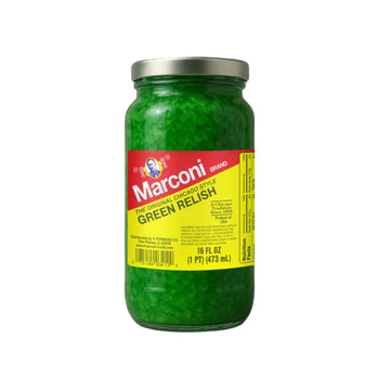 The Original Chicago Style Green Relish Sweet Pickle Relish for Hot Dogs by Marconi – 1