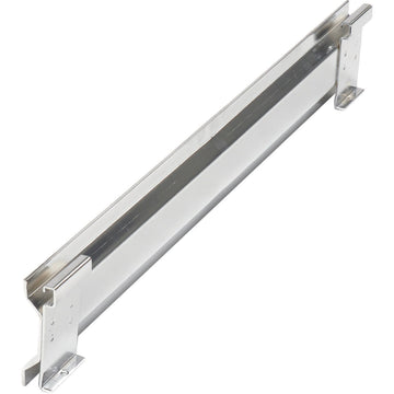Bin Rail Size: 3" H x 23" W x 3.5" D by Nexel – 24"L x 24"W x 3.25"H, Steel, Chrome, Model AWBR23