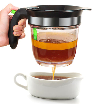 Vondior Gravy Separator, 4 Cup Capacity, Green