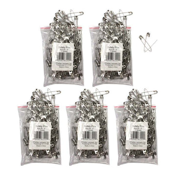 Safety Pins 2" by Charles Leonard – Alloy Steel, Silver