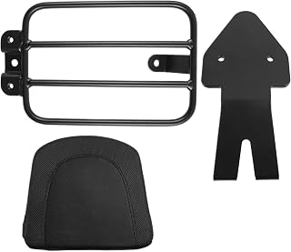 Passenger Backrest Support Fit For Kawasaki Vulcan S VN650 VN EN 650 2015-2026 Tail Rear Rest Moto Rear Passenger Backrest Seat Bracket Luggage Rack Set