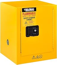 Global Industrial Flammable Cabinet, Manual Close Single Door, 4 Gallon