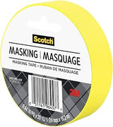 Scotch 3437-PYL 3M-3437-Pyl Masking Tape .94 X 20yd Yellw