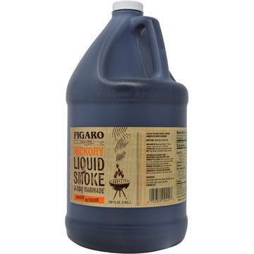 Hickory Liquid Smoke and Marinade (1 Gallon) by Figaro – 1 Gallon