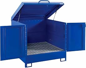 Global Industrial Outdoor Drum Cabinet 220 Gal. Capacity, Manual Close