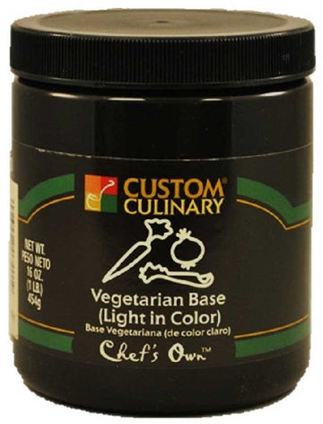 Vegetarian Base - 1 lb. Jar by Custom Culinary – Pack of 12